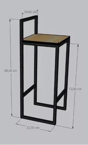 Projecto de serralharia: Banco de Bar